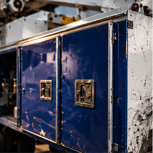 Utility truck body repair and fabrication